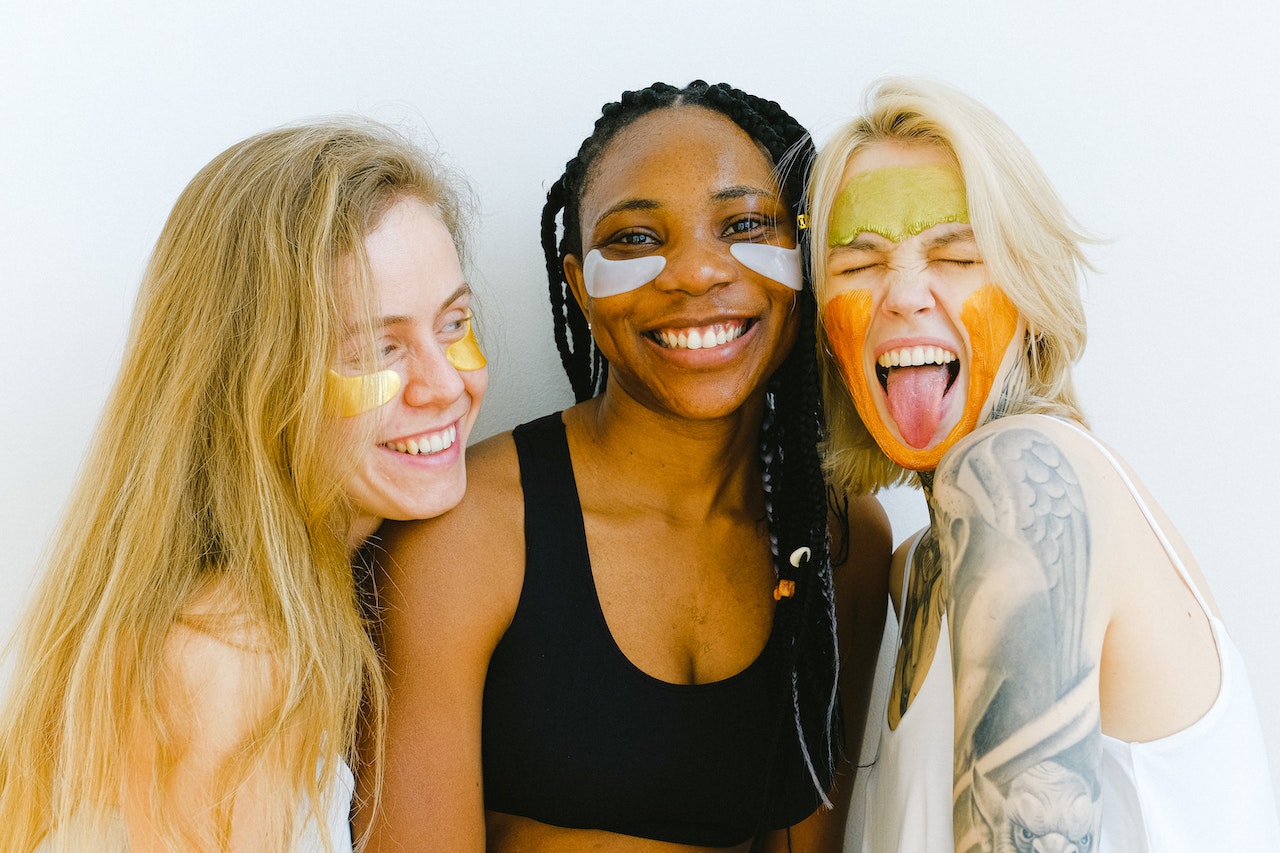 A group of ladies smiling